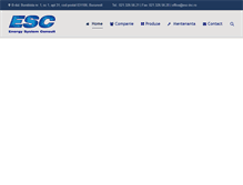 Tablet Screenshot of esc-inc.ro